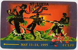 Saint Lucia Cable And Wireless EC$20 19CSLA " Jazz Festival 1995 " - St. Lucia