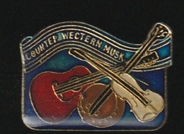 74292- Pin's.Country Western Music - Musique