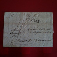 LETTRE POITIERS POUR ANGOULEME MAITRE DES REQUETES 1744 - 1701-1800: Voorlopers XVIII