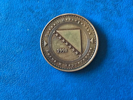 Münzen Münze Umlaufmünze Bosnien-Herzegowina 10 Fenninga 1998 - Bosnia And Herzegovina