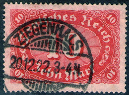 ZIEGENHALS 20/12 22 Auf 10 Mark Deutsches Reich Nr. 195 - Used Stamps