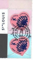 "Cristallerie De Saint-Louis" 2022 Timbres De Feuille (La Paire) - Used Stamps
