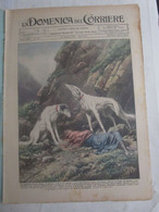 # DOMENICA DEL CORRIERE N 34 / 1930 LAGO DI BRAIES / PALIO DI SIENA / CANELLA E BRUNERI 64° REGG. BRIGATA CAGLIARI - First Editions