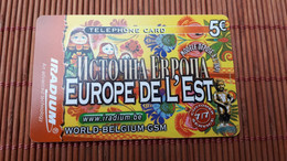 Iradium Prepaidcard Belgium Used Rare - Tarjetas Prepagadas: Otras