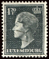 Pays : 286,04 (Luxembourg)  Yvert Et Tellier N° :   418 A (o) - 1948-58 Charlotte Di Profilo Sinistro