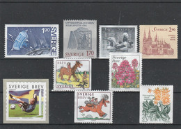 Sweden - Lot Of Used , Not Canceled Stamps - Mint - No Gum - Verzamelingen