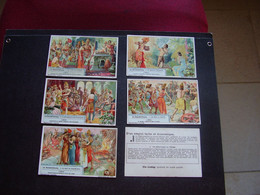 Original Old Cards Chromos Liebig S 1247 Le Mahabharata Complet - Liebig