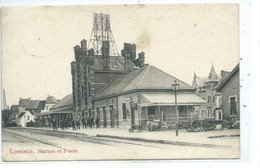 Lessines Station Et Poste - Lessen