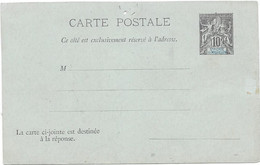 Entier Postal Sur Carte Postale Non écrite - Postwaardestukken