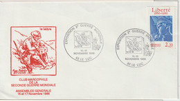 France 1986 Exposition 2ème Guerre Mondiale Le Luc (83) - Commemorative Postmarks