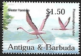 Antigua & Barbuda - MNH ** 2002 :   American Flamingo  -  Phoenicopterus Ruber - Flamants