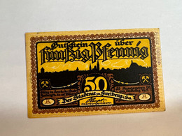 Allemagne Notgel Freiberg 50 Pfennig - Sammlungen