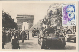 France 1990 Général De Gaulle Bourges (18) - Matasellos Conmemorativos