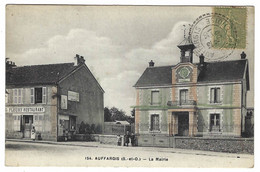 AUFFARGIS (78) - La Mairie - Carte Colorisée - RESTAURANT G. FLEURY - Ed. Lagrange, Rambouillet - Auffargis