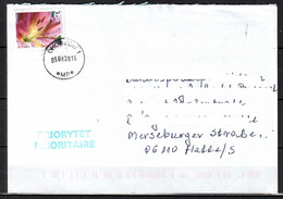 Polen; MiNr.: 4853; Blumen Und Früchte: Lilie; Auf Brief Von Polen Nach Deutschland; B-366 - Storia Postale