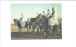 REPUBLIQUE DU NIGER  CAVALIERS HAOUSSA  LA HALTE     ******** RARE      A SAISIR **** - Niger