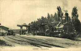 I1806 - LAGNIEU - D01 - Train En Gare - Andere Gemeenten