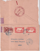 1943 - CROIX-ROUGE SENEGAL - ENVELOPPE De LOUGA !! (RARE) => DAKAR - RED CROSS - Covers & Documents