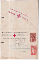 1943 - CROIX-ROUGE SENEGAL - ENV. De KAOLACK !!  => DAKAR Avec DAGUIN PROPAGANDE "UN SEUL BUT LA VICTOIRE" - RED CROSS - Briefe U. Dokumente