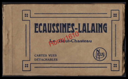 ECAUSSINNES -  ECAUSSINES LALAING. Carnet De 14 Cartes Vues Détachables. Le Haut - Chasteau. Nels - Ecaussinnes