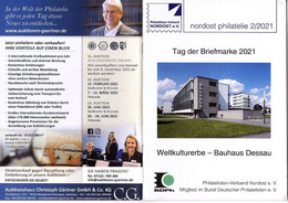 Nordost Philatelie 2/2021, Verbandsnachrichten, Fachbeiträge Zu Sachsen, Sachsen-Anhalt, Brandenburg, Berlin - Philately And Postal History