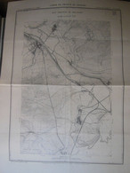 Carte D'Etat-Major De La Région De COMMERCY (54 - Meurthe-et-Moselle) - 1879 Révisée En 1909 - Cartes Géographiques