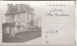 CABOURG  PHOTO VILLA MADELEINE N014 - Cabourg