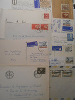 Suede Collection , 10 Documents ( Lettre Ou Carte Postale ) - Sammlungen