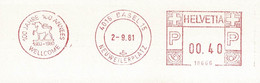 Schweiz / Helvetia 1981, Freistempel / EMA / Meterstamp Basel Neuweilerplatz - Frankiermaschinen (FraMA)