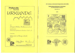 VSP Heft 21-2003, Schmalspurbahnen In Sachsen, Stempelstudie Zur Bahnpost, Jürgen Müller, Teil II - Filatelie En Postgeschiedenis