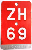 Velonummer Zürich ZH 69 - Placas De Matriculación