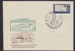 DDR 1982 Cover 100J. Internationales Polarjahr Ca Erfurt 01.09.1982 (57809) - Anno Polare Internazionale