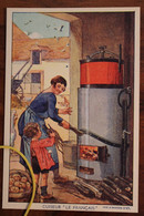 1930's CPA Ak Publicité Illustrateur Cuiseur Le Français - Werbepostkarten