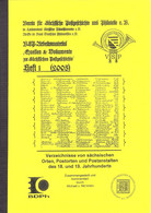 VSP Heft 1 2005 Verzeichnisse Von Sächsischen Orten, Postorten Und Postanstalten Des 18. Und 19. Jahrhunderts - Filatelia E Historia De Correos
