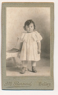 Photographie XIXe CDV Portrait D'un Bébé Jeune Fille Fillette Photographe Bernard Belley - Anciennes (Av. 1900)