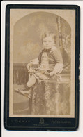Photographie XIXe CDV Portrait D'un Bébé Photographe Demay Aix Les Bains - Anciennes (Av. 1900)