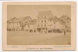 Photographie XIXe Format 11x16 La Savoie Et Ses Envrions Vue Aix Les Bains Et Belley (Ain) Circa 1880 - Anciennes (Av. 1900)