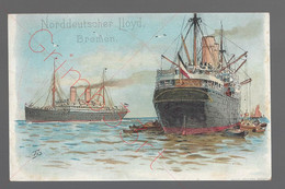 Norddeutscher Lloyd, Bremen - Postkaart - Steamers