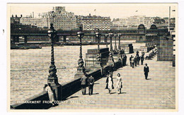 UK-3744  LONDON : Embankment From County Hall - River Thames