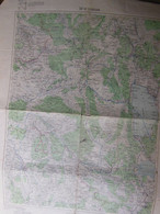 Carte Allemande D'Etat-Major De La Région De BERAT-KORCE-ELBASAN (Albanie) - 1912 - Cartes Géographiques