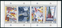 SWEDEN 1985 STOCKHOLMIA '86 Philatelic Exhibition III MNH / **.  Michel 1336-39 - Nuevos