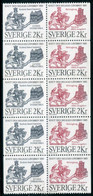 SWEDEN 1985 King Knut's Gift Booklet Pane MNH / **.  Michel 1334-35 - Ongebruikt