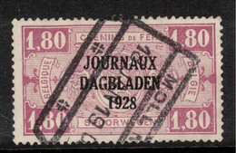 BELGIUM 1928 1f80 Newspaper Stamp Forgery? SG U #ZZB7 - Periódicos [JO]