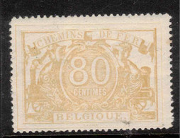 BELGIUM 1882 80c Railway Parcel Stamp SG P83 HM #ZZB10 - Nuevos