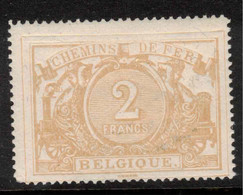 BELGIUM 1882 2f Railway Parcel Stamp SG P88 HM #ZZB11 - Neufs