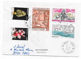 Sur Lettre  MONACO 1983 - Storia Postale