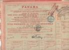 Emprunt Compagnie Universelle Du Canal Interocéanique De Panama 8 Juin 1888 - Navigation
