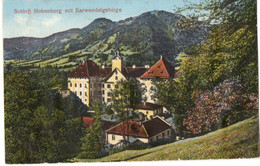SCHLOSS HOHENBURG MIT KARWENDELGEBIRGE - F.P. - Lenggries