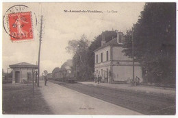 (41) 874, St Amand De Vendome, Huron, La Gare (train), état - Saint Amand Longpre