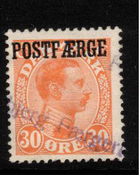 DENMARK 1919 30 Ore Orange Parcel Post Stamp SG P212 U #ZZD4 - Paketmarken